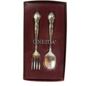 Oneida Affection Community Silverplate Infant Baby Toddler Set New in Box